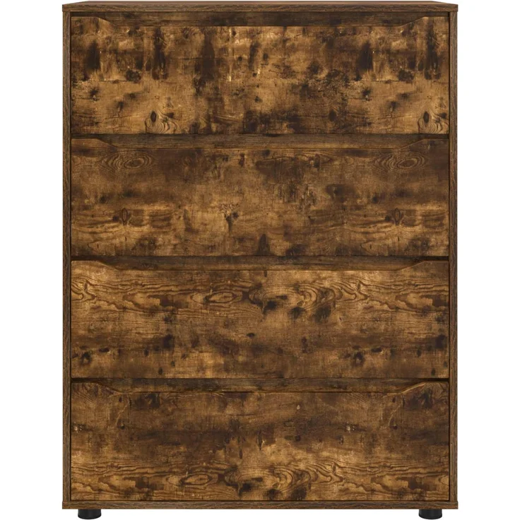 vidaXL Stauraumschränke 80 x 48 x 105 cm Holzwerkstoff Räuchereiche 3406230 – Bild 8