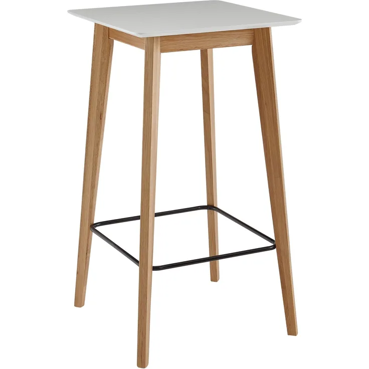 Stehtisch 60 x 110 x 60 cm Weiß
