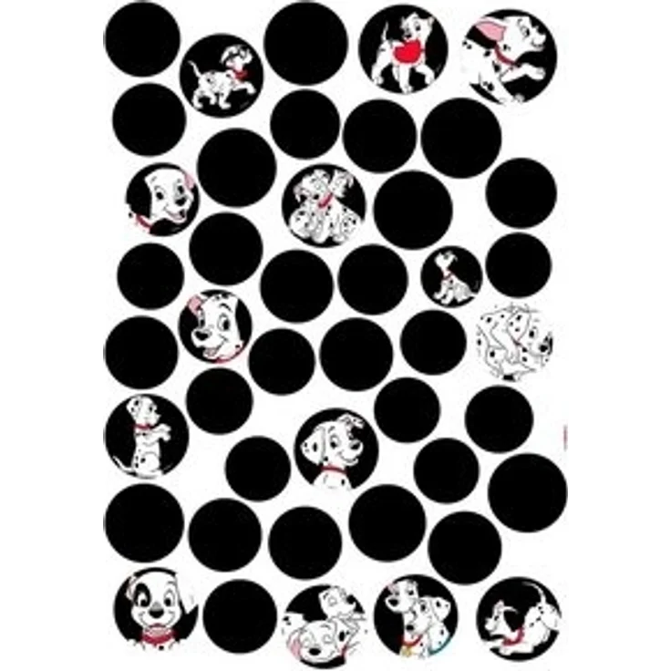 Komar Wandtattoo 101 Dalmatiner Dots - Größe 50 x 70 cm (44 St), selbstklebend, Wandsticker, Kinderzimmer – Bild 6