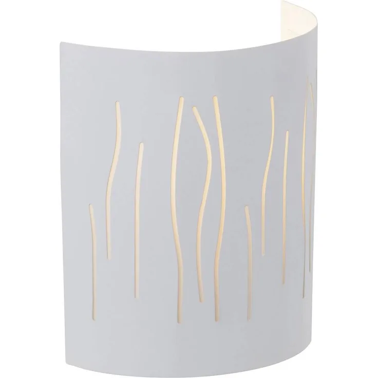 BRILLIANT Lampe Kinley Wandhalbschale weiß | 1x A60, E27, 40W, geeignet für Normallampen (nicht enthalten) | Für LED-Leuchtmittel geeignet