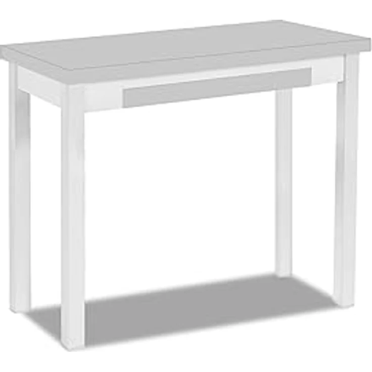 ASTIMESA Küchentisch im Buchstil, grau, 80x40 cm a 80x80 cm – Bild 1