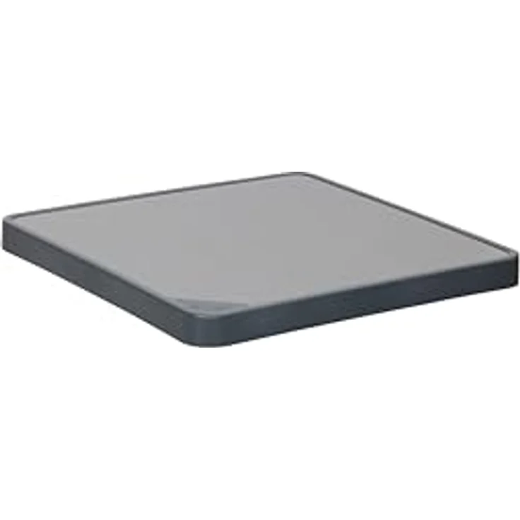 Crespo Hockerplatte 42,5x42,5 cm Tisch Hocker Tablett wasserfest hitzebeständig kratzbeständig, Grau – Bild 7