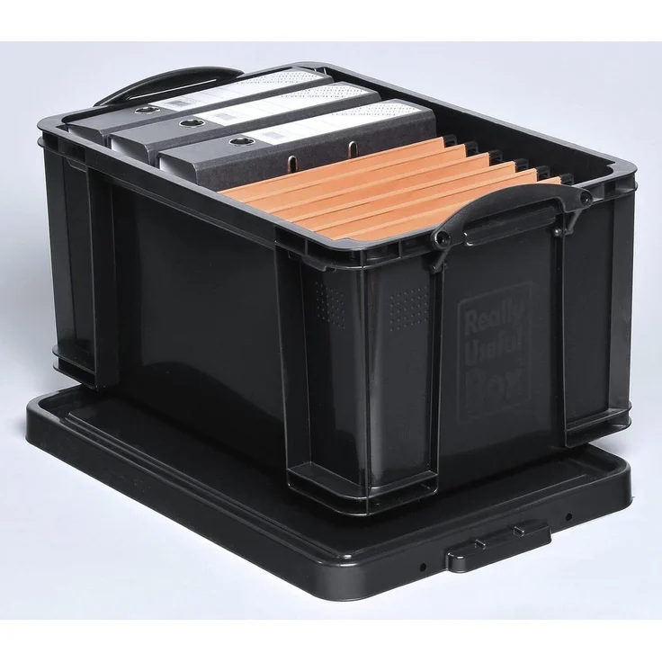 REALLYUSEFULBOX Aufbewahrungsbox 1 Aufbewahrungsbox 48 Liter - schwarz