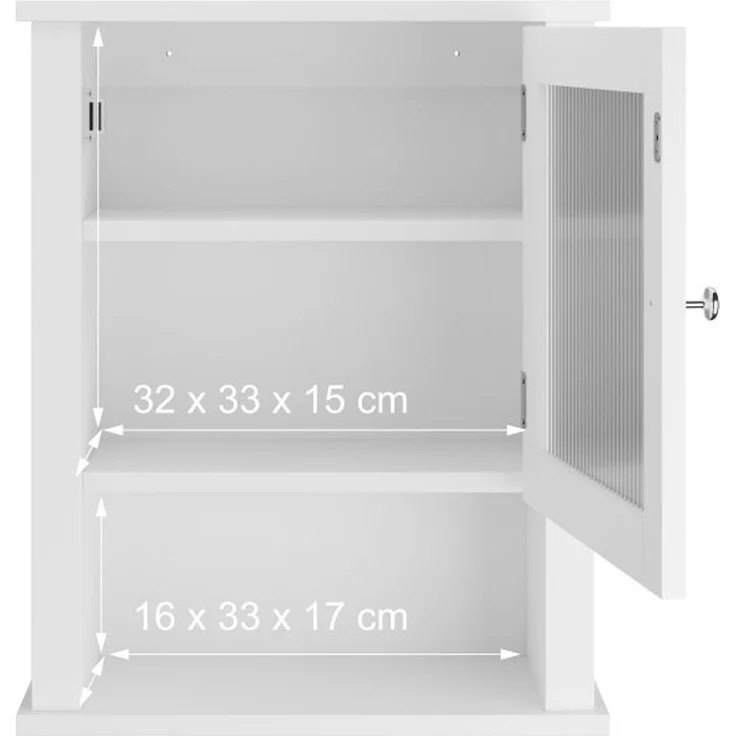 Hängender Badschrank mit Tür 10050604 – Bild 5