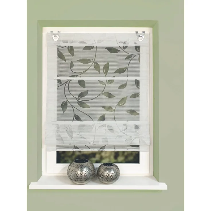 Home Wohnideen Magnetrollo Bambus 130 x 60 cm grau