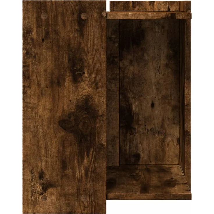 vidaXL Katzenklo Räuchereiche 42x42x51 cm Holzwerkstoff 857746 – Bild 6