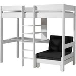 Vipack 'Vilvi' Funktions-Hochbett weiß, inkl. Schreibtisch, Sessel und Sesselmatratze