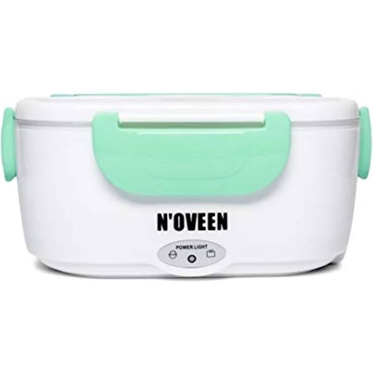 N'oveen Elektrische Lunchbox Essen Wärmer Wärmer Box Beheizter Behälter für Lebensmittel BPA frei (Minze, 230 V) – Bild 2