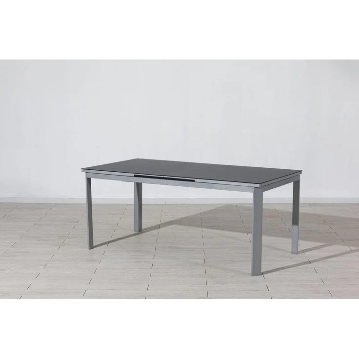 Gardissimo ausziehbarer Alu Gartentisch "Aruba", silber – Bild 6
