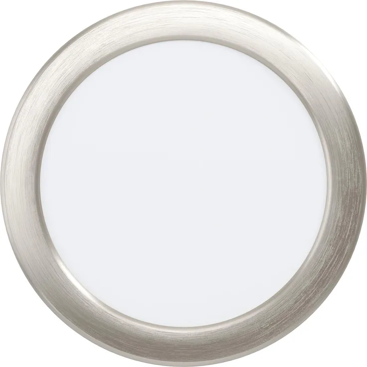 EGLO connect.z Smart-Home LED Bad-Einbaustrahler Fueva 6-Z, Ø 16,8 cm, ZigBee, App und Sprachsteuerung Alexa, warmweiß-kaltweiß, dimmbar, Einbauspot silber, IP44