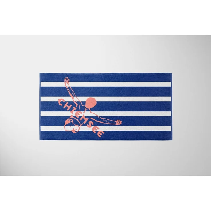 Chiemsee Strandtuch, Badetuch, Sporttuch, Strandlaken 90x180 cm, 100% Baumwolle, gewebte Qualität – Bild 1