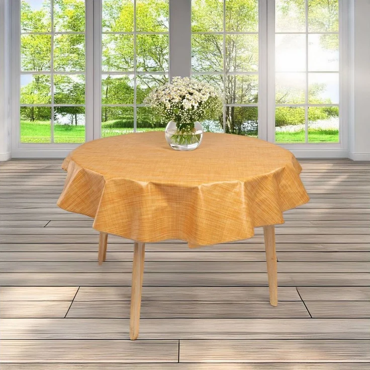 laro Tischdecke rund 140 cm wachstuchtischdecke Tischdecke abwaschbar – Bild 3