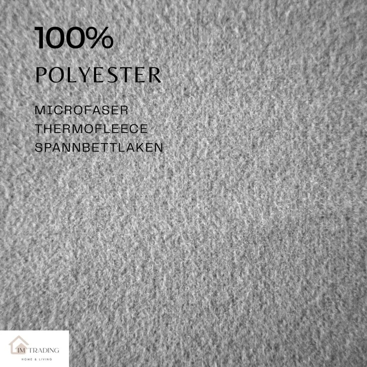 Thermofleece Spannbettlaken 90-100 x 200 cm + 30 cm mit Rundumgummizug - 125 gsm Rosa – Bild 6