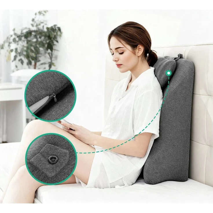 Luckice Kopfkissen Sexkissen für Paare – Liebeskissen 27° Intimkissen, Füllung: Memory-Schaum, Seitenschläfer, Bauchschläfer, Rückenschläfer, Set, Ergonomisches Keilkissen aus Memory-Schaum – Bild 4