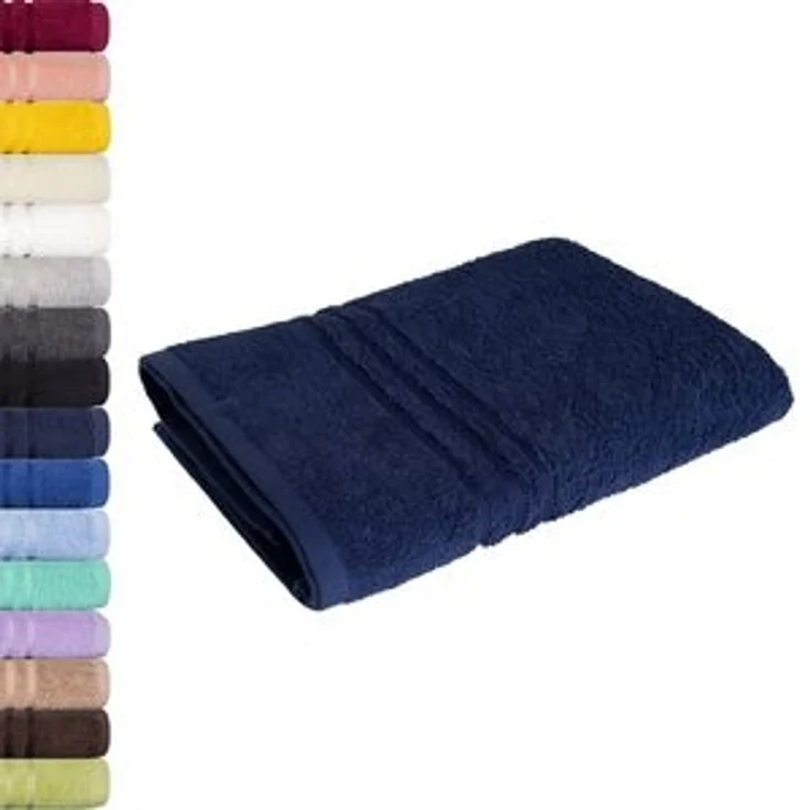 Saunatuch 80x200 cm, Frottierserie Elena, Navy – Bild 6