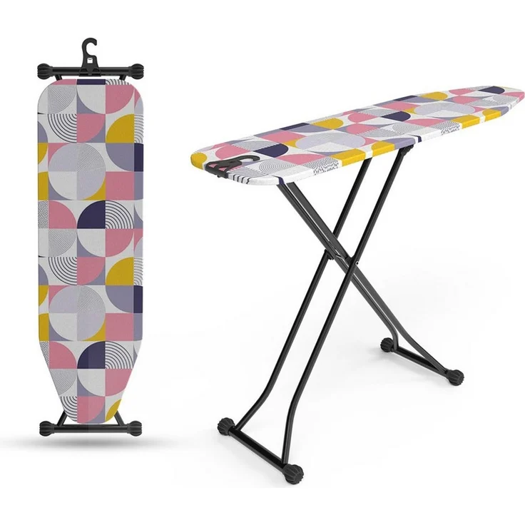 hausleben Bügelbrett Bügeltisch, Bügelpress Ironing Board, Bügelbrett klappbar, Robuste und rutschfeste Beine, höhenverstellbar – Bild 1