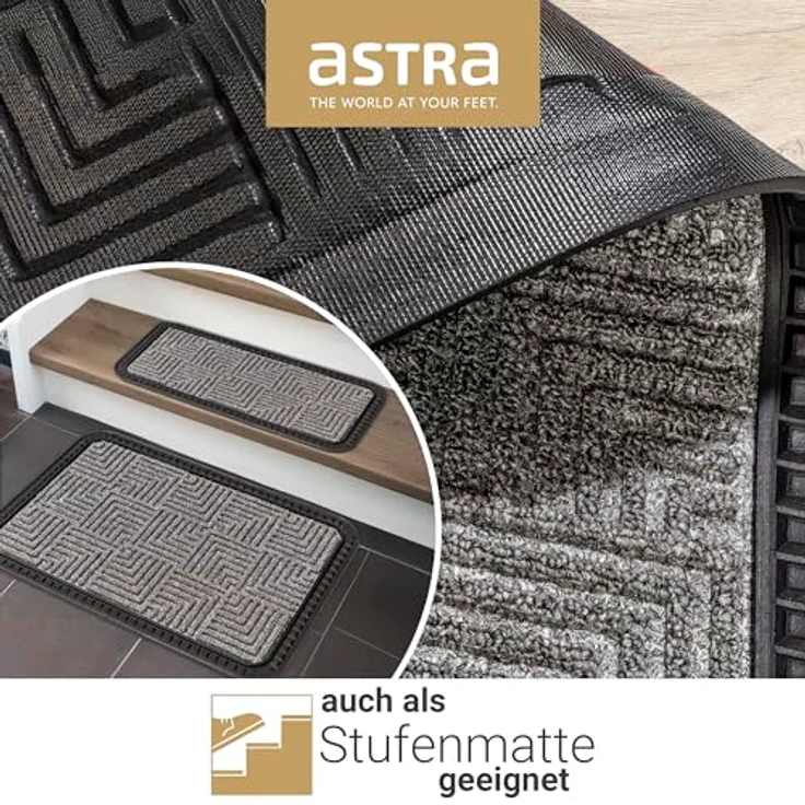 ASTRA Fußmatte Border Star 2, rechteckig, Höhe: 8 mm, Schmutzfangmatte, In -und Outdoor geeignet – Bild 6
