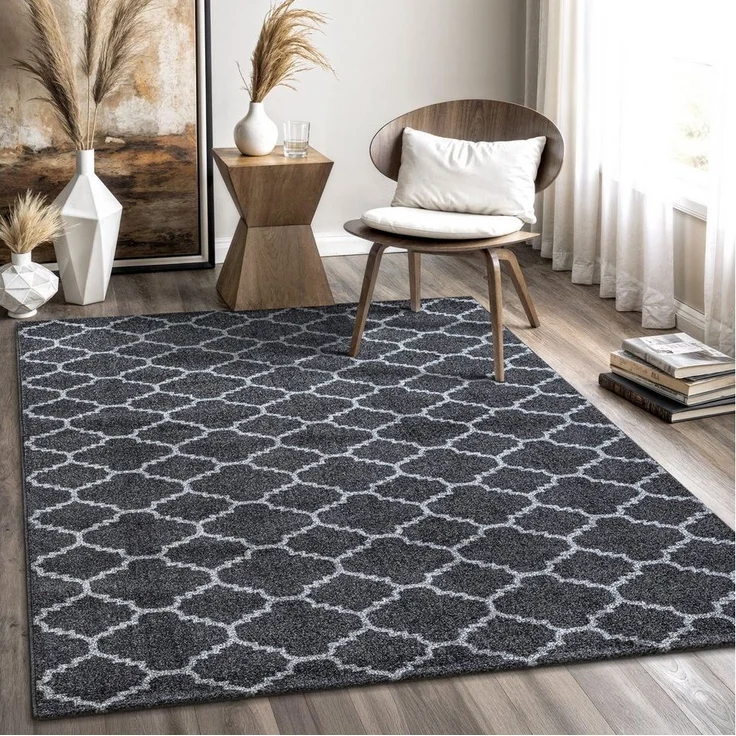 Sanat Teppich Boho 8202, rechteckig, Höhe: 10 mm, Kurzflor, robust, Boho, Scandic, für Fussbodenheizung geeignet – Bild 5