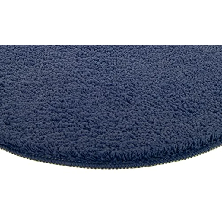 Brandsseller Badematte Ø 60 cm Badvorleger Badteppich Rund Blau – Bild 5