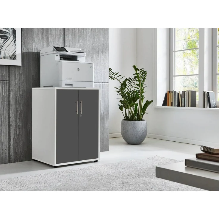 BMG Möbel Aktenschrank Druckerschrank Office Edition (geeignet für 3D Drucker und Office Drucker) Höhe 74 cm, optimale Ergänzung zu Schreibtischen – Bild 2