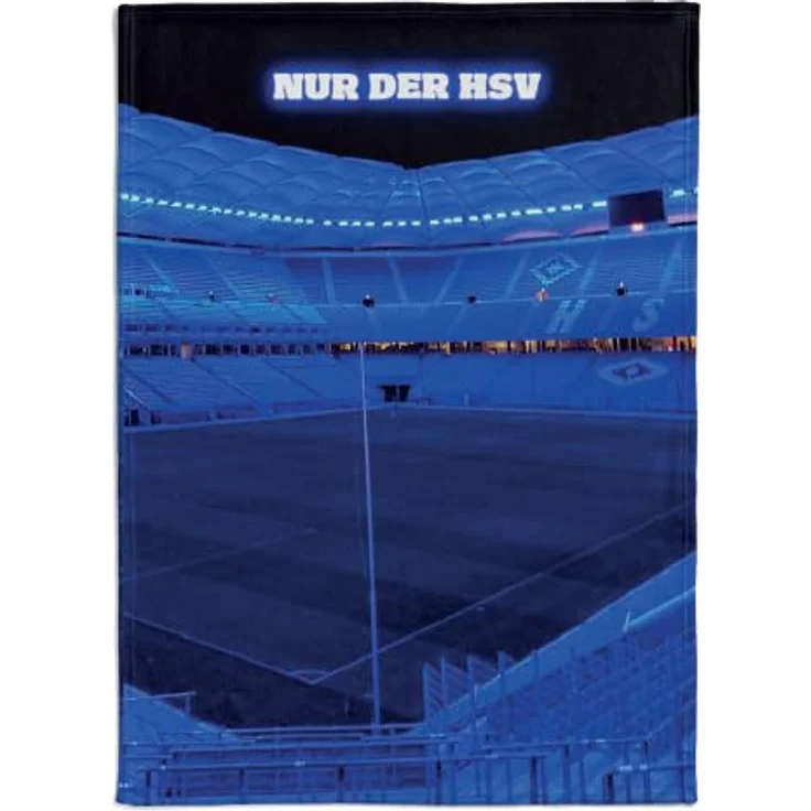 Wohndecke Flanellfleecedecke Stadion, HSV, mit Foto-Motiv – Bild 2