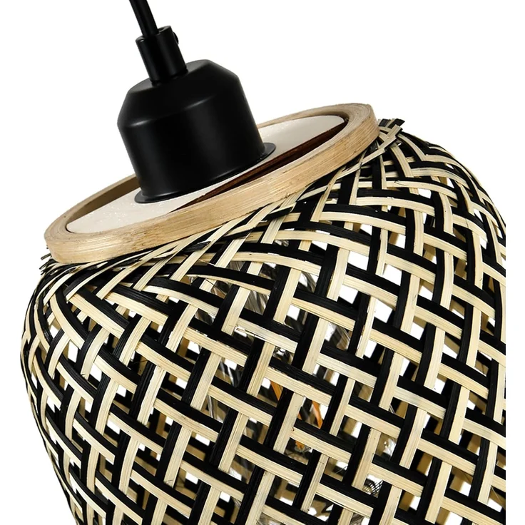 LQWELL Pendelleuchte Pendellampe Hängelampe Laternen E27 Vertigo Lampe, ohne Leuchtmittel, Retro Hängeleuchte Pendelleuchte, Kronleuchter Höhenverstellbare, für Wohnzimmer Schlafzimmer Esszimmer Cafés Studio Bar Gang – Bild 6