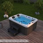 HOME DELUXE Outdoor-Whirlpool 'Beach Pure', 210 x 155 x 83 cm
