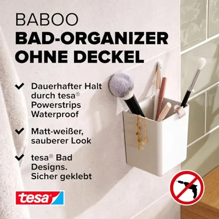 tesa Baboo Aufbewahrungsbox offen weiß – Bild 2