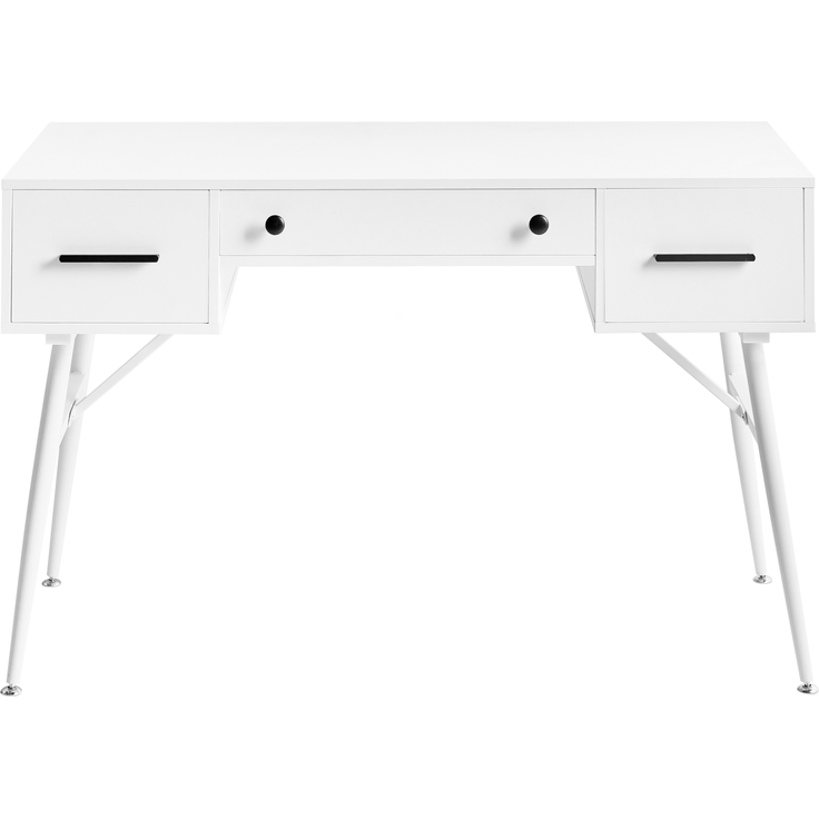 Schreibtisch MARFLA Weiß 120 cm 50 cm – Bild 4