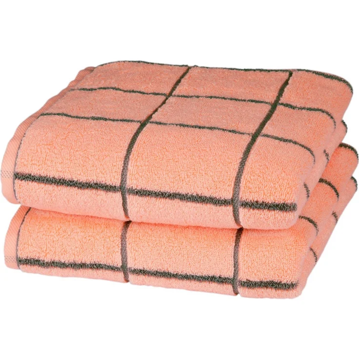 ROSS Handtücher Cashmere Überkaro, Frottier (2-St), in modischen Farben – Bild 5