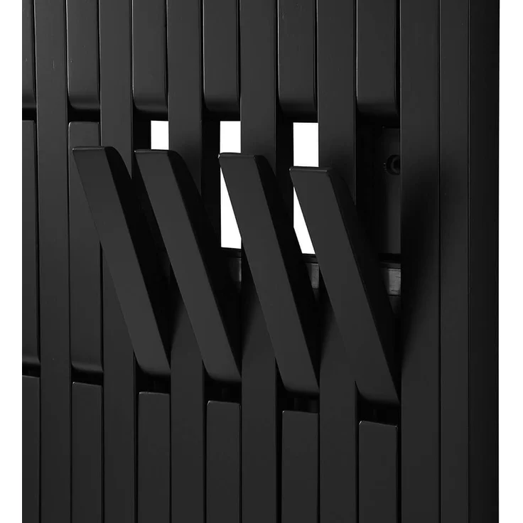 HOME DELUXE Garderobenpaneel QUEST Schwarz - 55 x 4 x 105 cm – Bild 5