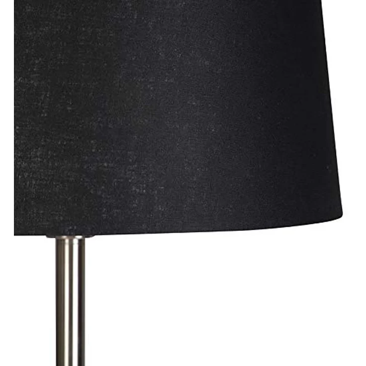Qazqa Stehlampe Simplo, ohne Leuchtmittel, E27, Schwarz, Modern, Textil, 1-flammig – Bild 2