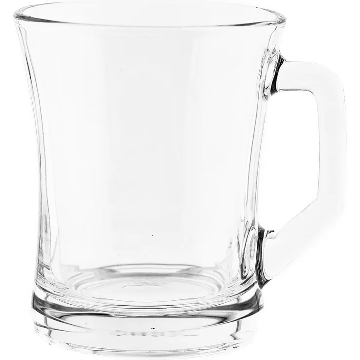 Gläser Set mit Henkel - 6-teilig, 230 ml, für Tee, Kaffee & Getränke