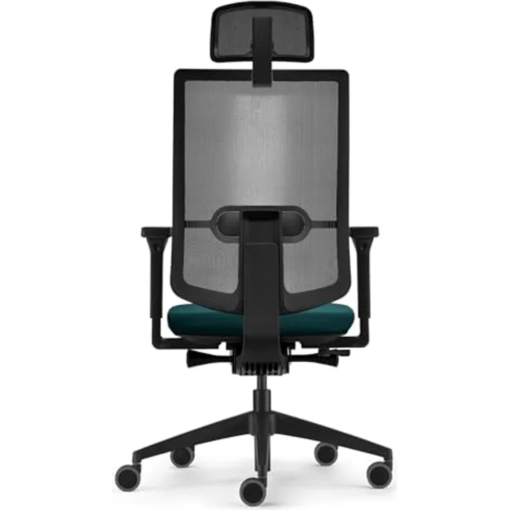 Sedus, se:do PRO Light 2, ergonomischer Bürostuhl, Netzmembran, Petrol, Lordosenstütze, Nackenstütze, höhenverstellbar – Bild 7