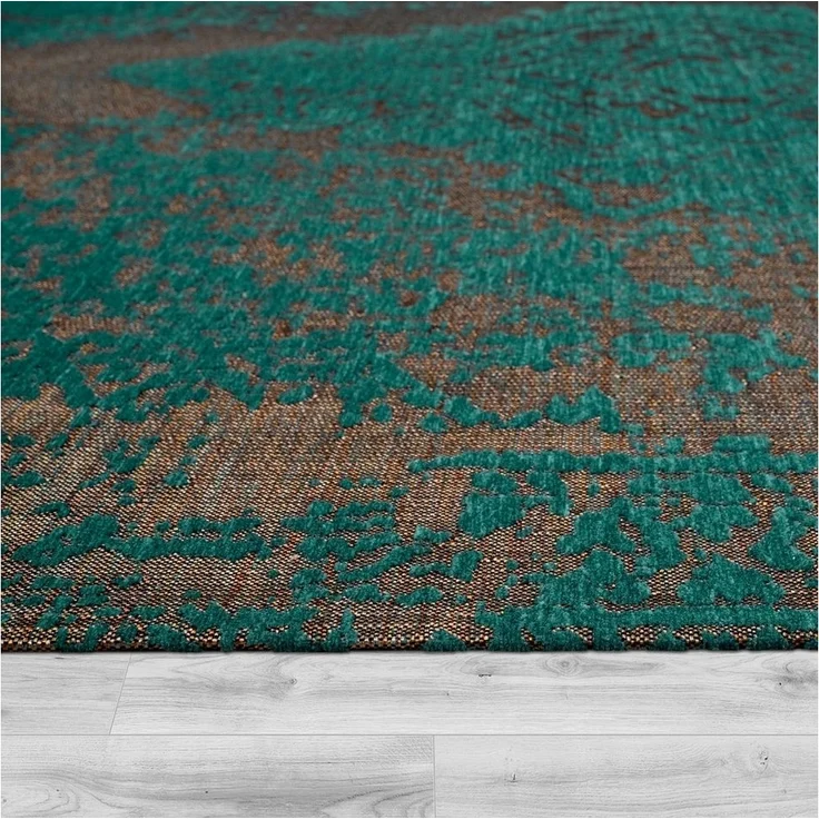 Paco Home Teppich Mariba 200, rechteckig, Höhe: 13 mm, Kurzflor, meliert, Orient-Optik, Hoch-Tief Effekt, Wohnzimmer – Bild 2