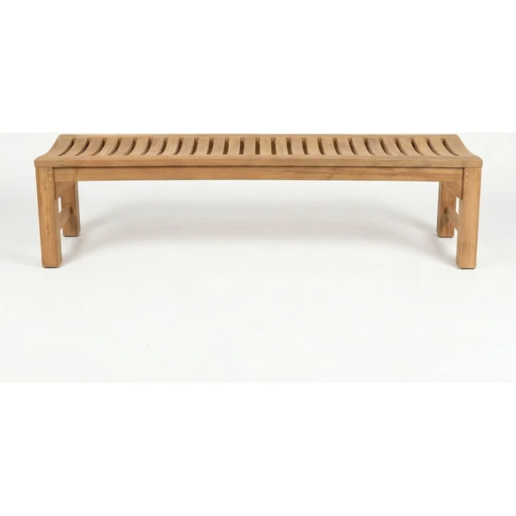 Teakholz Gartenbank DENNIS 3 Sitzer 180cm – Bild 2
