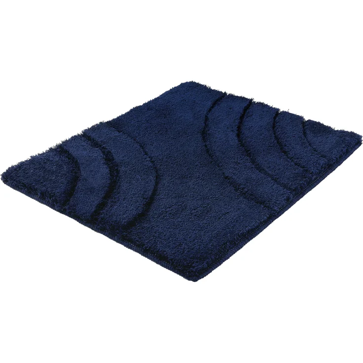 Kleine Wolke Badteppich SATURN LBH 65x55x2.50 cm blau Badematte Badvorleger Duschvorleger Duschmatte Badeteppich – Bild 1