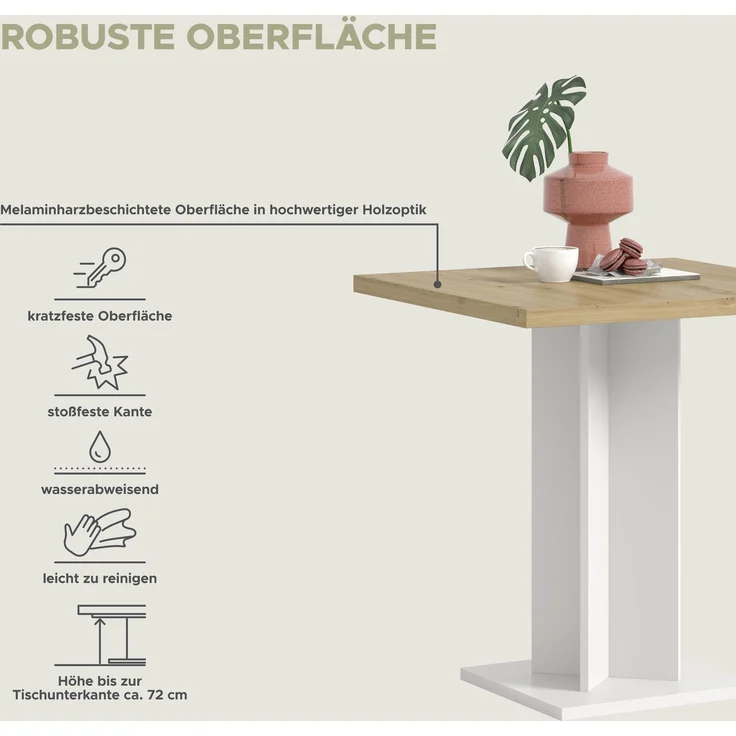 Gustav Esstisch in Artisan Eiche Nachbildung – Bild 6