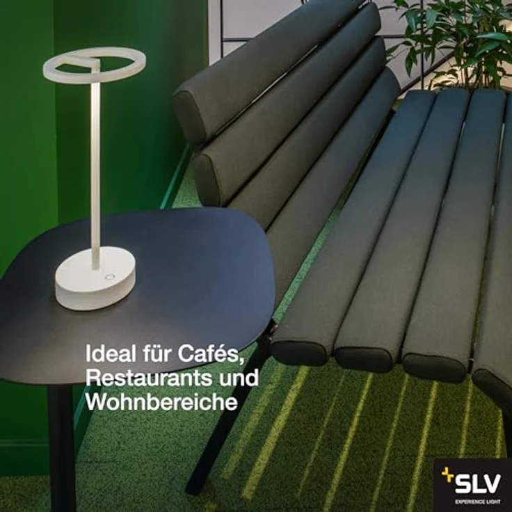 SLV VINOLINA ONE, LED Akku-Tischleuchte IP54, 2700K, dimmbar, weiß – Bild 5