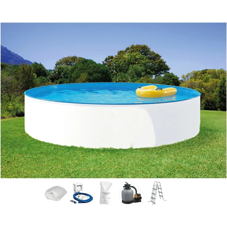 Clear Pool Rundpool MIAMI (Set, 6-tlg), 6-tlg. in versch. Größen