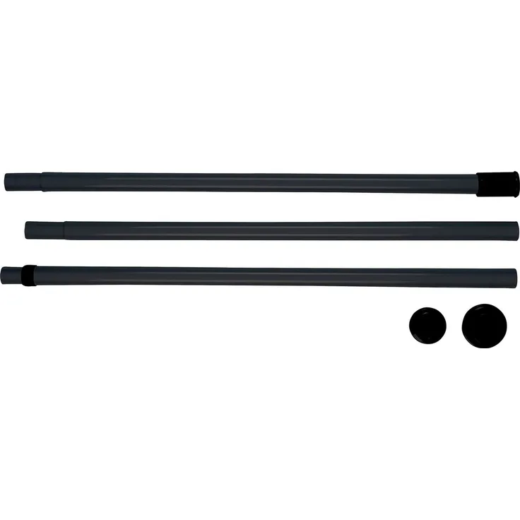 WENKO Klemmstange Herkules, Ø 7,5 mm, ausziehbar, geklemmt, Kunststoff, Metall, verstellbar bis 300 cm