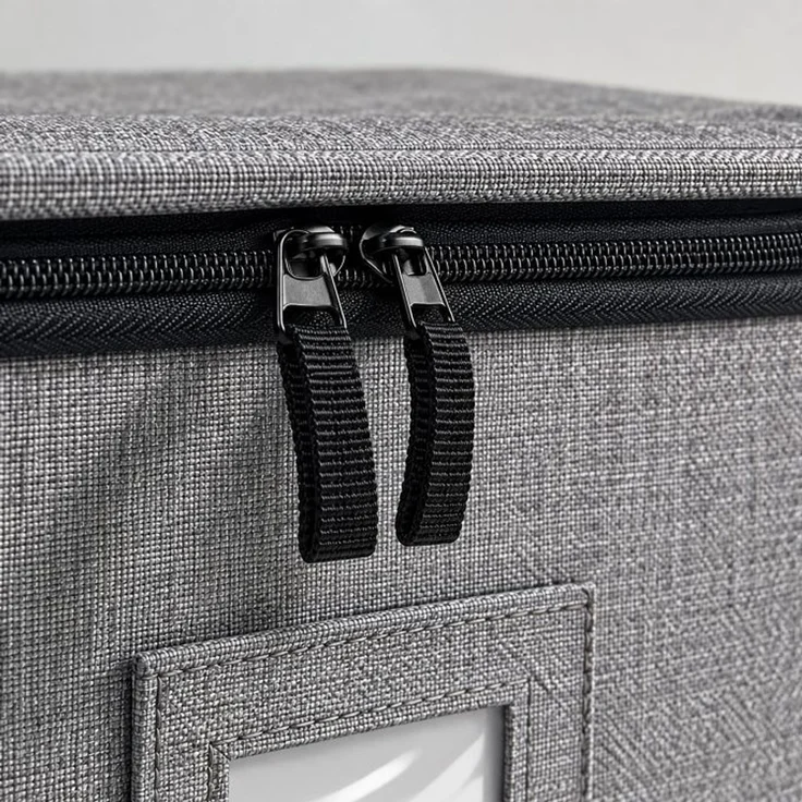 Relaxdays Aufbewahrungsbox für Geschirr 2er Set – Bild 9