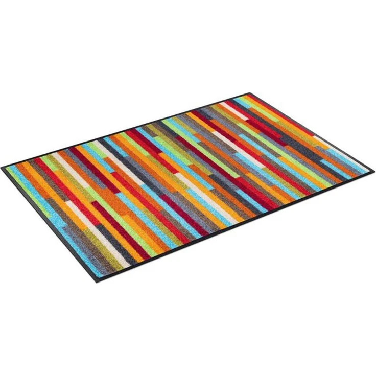 wash+dry by Kleen-Tex Teppich Mikado Stripes, rechteckig, Höhe: 7 mm, modernes Streifen Design, rutschhemmend, waschbar – Bild 4