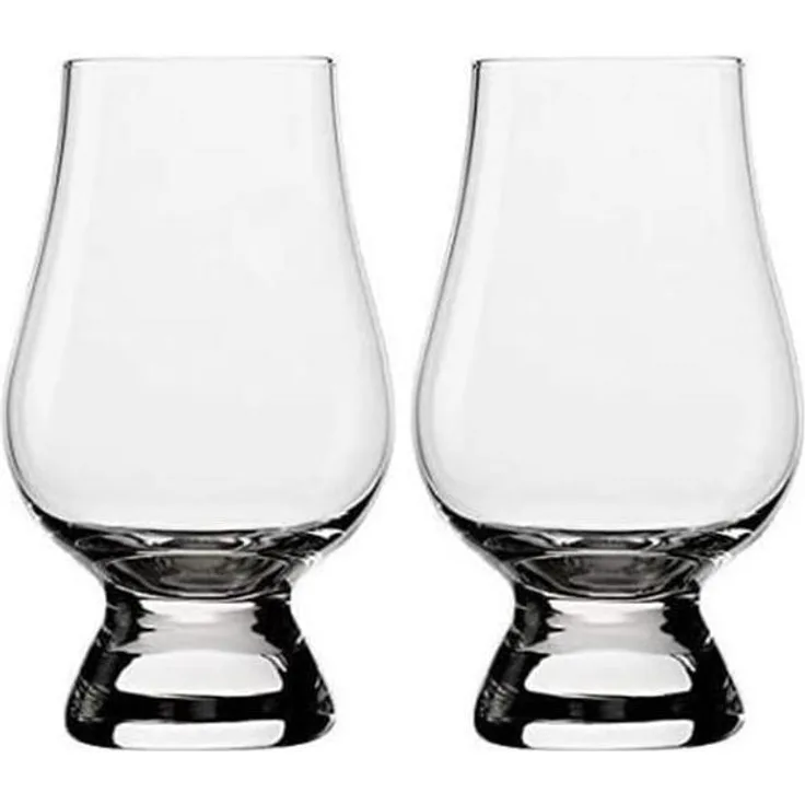 Stölzle Lausitz Whisky Glencairn Glas ( Wein Tasting Aqua ) 190ml 2er Set Whiskygläser spülmaschinentauglicher Tumbler 3550031