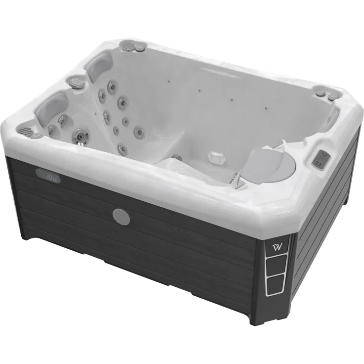 Wellis Manhattan Life Whirlpool Außenwhirlpool 201x153x85cm für 3 Personen inkl. Thermocover