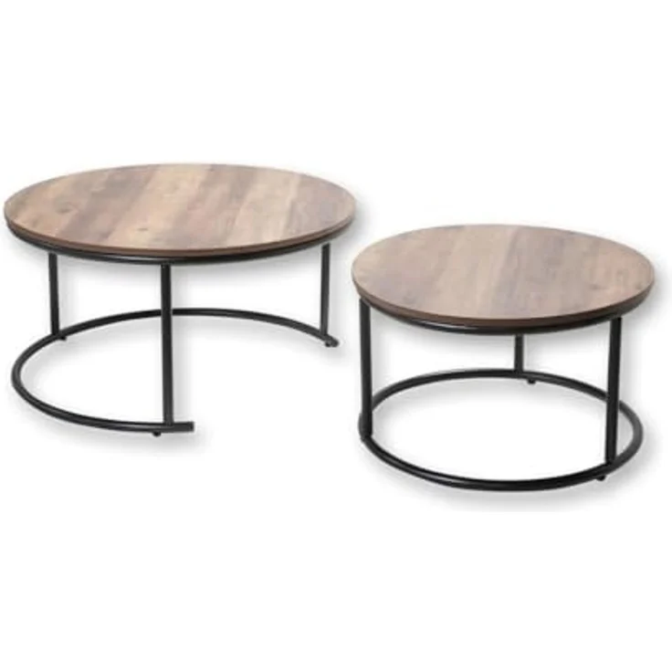 Urban living Niedriger Tisch, Holz/SCHWARZ, Normal – Bild 6