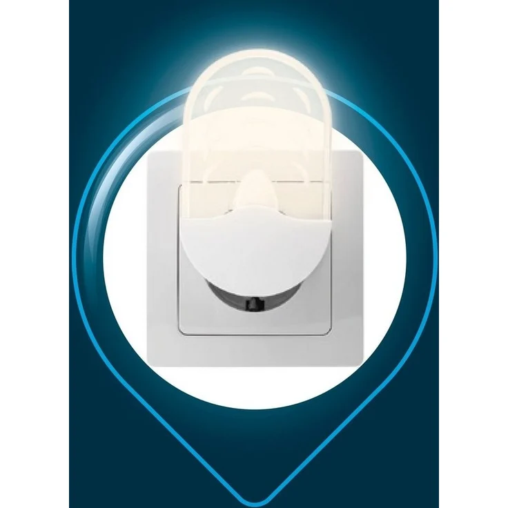 TRANGO LED Nachtlicht, Helligkeitssensor, 3er Pack 11-36O LED Steckerlicht *Oval* Wandlampe, Steckdosenlampe, Orientierungslicht, Kinderlicht, Nachtlicht, Steckdose, Sicherheitslicht mit Helligkeitssensor, Auto AN/AUS Orientierungsleuchte – Bild 2