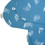 Hobea 'Federn' Stillkissenbezug für Stillkissen 190 cm blau