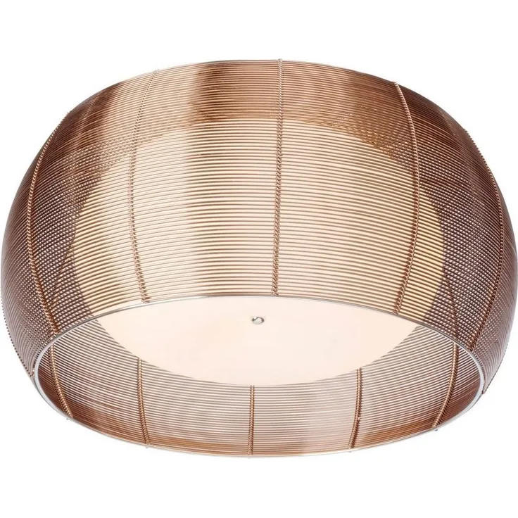BRILLIANT Lampe Relax Deckenleuchte 50cm bronze/chrom | 2x A60, E27, 30W, g.f. Normallampen n. ent. | Für LED-Leuchtmittel geeignet | Dimmbar bei Verwendung geeigneter Leuchtmittel