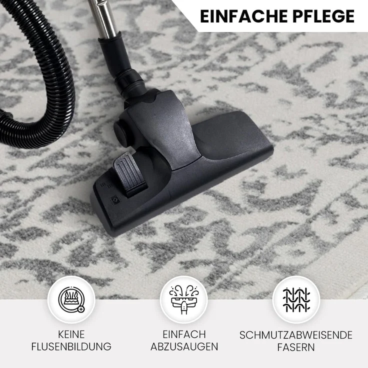 Livabliss Teppich EJURA, rechteckig, Höhe: 8 mm, Vintage Orientteppich, Kurzflor Boho Wohnzimmerteppich, Läufer – Bild 2